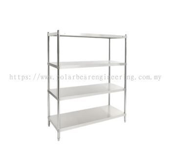 4 TIER RACK SOLID (KNOCKDOWN)