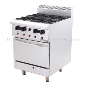 DELUXE RANGE OVEN WITH OPEN BURNER (DRO4-17)