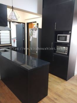 Terus Kilang Dry Kitchen Cabinet, Spring Apartment Taman Ukay 