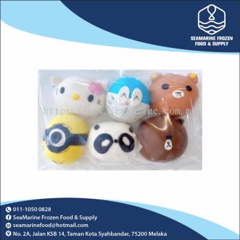 Mini Cartoon Bun 6pcs