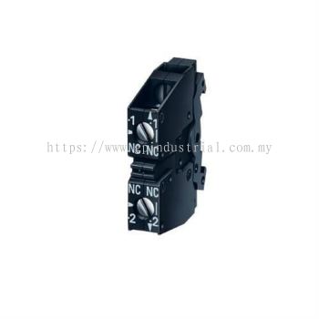 ACTUATOR-/INDICATOR CONTACT BLOCK WITH 2 CONTACTS 10A 400V