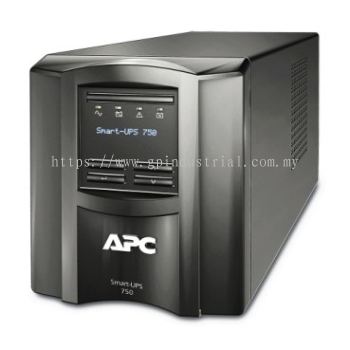 APC Smart-UPS, Line Interactive, 750VA, Tower, 120V, 6x NEMA 5-15R outlets, SmartSlot, AVR, LCD