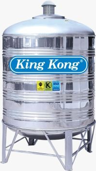 Stainless Steel BA-304 Water Tank KR Series Vertical Round Bottom With Stand
