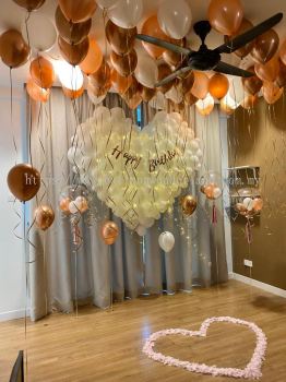 Room Birthday Balloon Set Up - BALLOON WONDERLAND SDN BHD