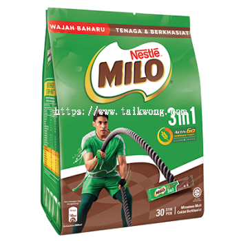 Milo Activ-Go 3 in 1 (33g X 30's)