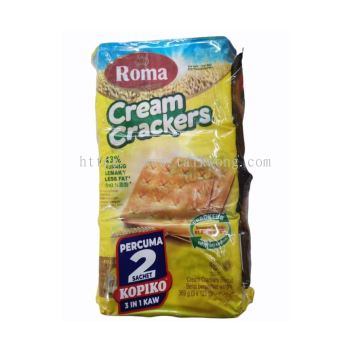 Roma Cream Crackers 3X123g