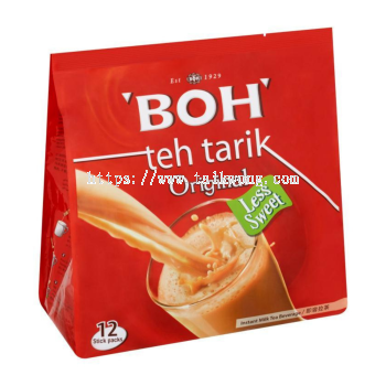 Boh Teh Tarik Kurang Manis Original 12's