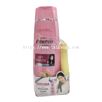 Emeron Shampoo Soft Smooth + Body Lotion 340ml