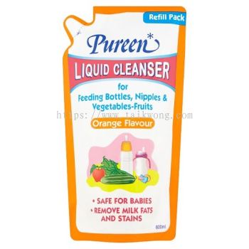 Pureen Liquid Cleanser Orange Refill 600ml