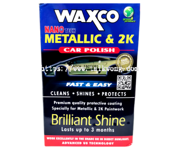 WAXCO METALLIC & 2K CAR POLISH 125ML