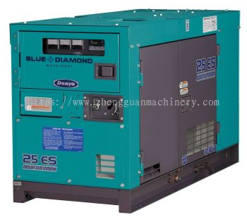 Denyo 25KVA Generator 3 Phase 4 Wire-SDG25