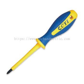 Insulated Phillips Screw Driver (Blue & Yellow)