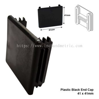Plastic Black End Cap