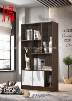 HF 1478 Bookcase Display Cabinet Wooden Bookshelf Storage Cabinet 