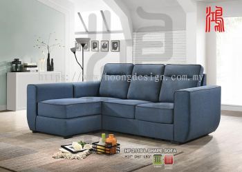 HF 2119 L Shape Linen Fabric Sofa Set PRE-ORDER 