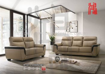 HF 92 Comfort Casa Leather Sofa Set 2+3 Seater 