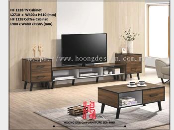 HF 1228 TV Cabinet + Coffee Table 