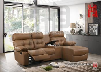 HF 2126 Recliner Casa Leather L Shape Sofa Set with Storage PRE-ORDER 