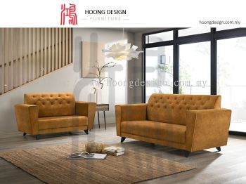 HF 2187 Linen Fabric Sofa Set 2+3 Seater 