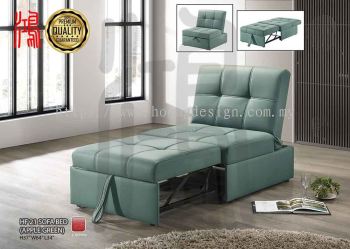 FUNCTIONAL SINGLE SEATER SOFA BED HF 21 APPLE GREEN