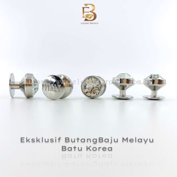 Elegant Brooch Butang Baju Melayu Nikah Batu Korea [FREE BOX] Malay Shirt Buttons Muslimin BT9