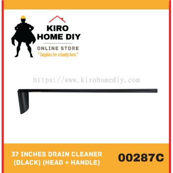 37 Inches Drain Cleaner (Black) (Head + Handle) - 00287C