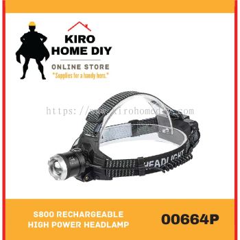 S800 Rechargeable High Power Headlamp - 00664P