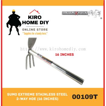 SUMO EXTREME Stainless Steel 2-Way Hoe & Cultivator (16 Inches) - 00109T