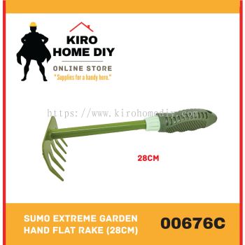 SUMO EXTREME Garden Hand Flat Rake (28cm) - 00676C