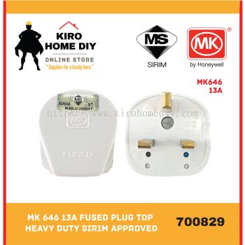 MK 646 13A Fused Plug Top Heavy-duty SIRIM approved - 700829