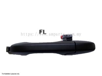 Honda City 2008 Front Door Outer Handle Without Key Hole (Black)