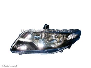 Honda City 2008 Head Lamp = City 2012