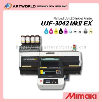 Mimaki UJF 3042 MKII EX UV Curable Flatbed Inkjet with 8 colors