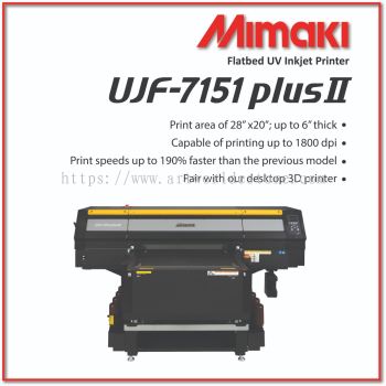 UV Inkjet Flatbed Printer Mimaki UJF-7151 Plus II