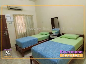 TWIN BED ROOM  ( 2Persons /Per Room ) ( 2Single Beds with Private Bathroom )
