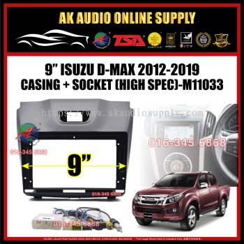 Isuzu D-Max Dmax 2012 - 2019 ( High Spec ) Android Player 9" Casing + Socket - M11033