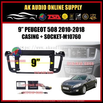 Peugeot 508 2010 2011 - 2016 Android Player 9" Casing + Socket With Canbus - M10760