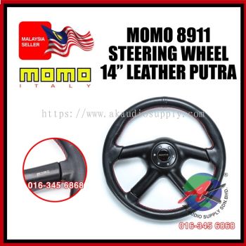 MOMO PUTRA 8911 LEATHER / PU 14 inch Steering Wheel