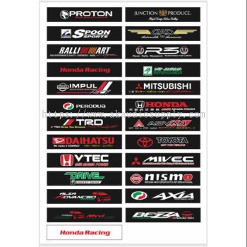 10 inch x 52 inch Front Windscreen Carbon Sticker