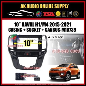 Haval H1 / M4 2015 - 2021 Android Player 10" inch Casing + Socket - M10739