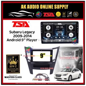 T5 DSP CarPlay% TSA Subaru Legacy 2009 - 2014 Android 9'' inch Android Car Player Monitor