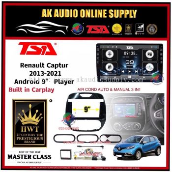 �Free AHD Camera�8Ram + 128GB DSP 4G Carplay %� TSA Renault Captur 2013 - 2021 Android 9'' inch  TS10 Car Player Monitor