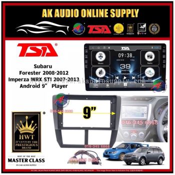 T5 DSP CarPlay% TSA Subaru Forester 2008 - 2012 /  Imperza WRX STI 2007 - 2013 Android 9'' inch Car  Player Monitor