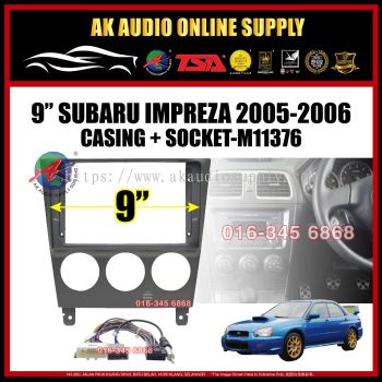 Subaru Impreza 2005 - 2006 Android 9" inch Casing + Socket - M11376