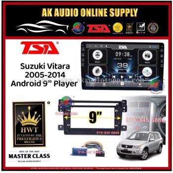 T5 DSP CarPlay%� TSA Suzuki Vitara 2005 - 2014 Android 9'' inch Car Player Monitor