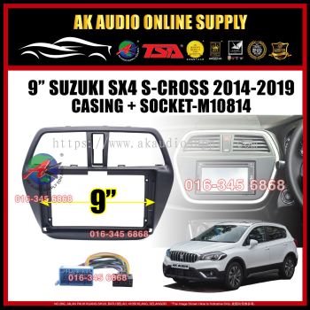 Suzuki SX4 Cross 2014 - 2019 Android Player 9" inch Casing + Socket -M10814