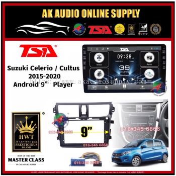 T5 DSP CarPlay%� TSA Suzuki Celerio / Cultus 2015 - 2020 Android 9'' inch Car Player Monitor