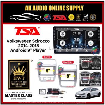 T5 DSP CarPlay% TSA Volkswagen VW Scirocco 2014 - 2018 Android 9'' inch Car Player Monitor