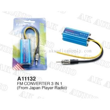 12V 3 in 1 Car Auto Stereo Antenna ( For japan player Radio ) FM Radio booster Band Frequency Converter[Mis]