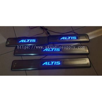 TOYOTA ALTIS 2008 - 2013 / 2014 - 2018 BLUE LED CAR DOOR SIDE SILL STEP PLATE - A11522 / A11521